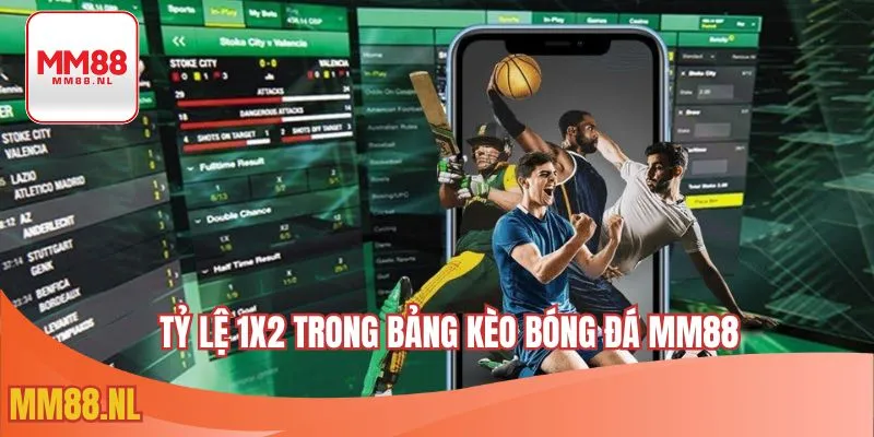Tỷ lệ 1X2 trong bảng kèo bóng đá MM88